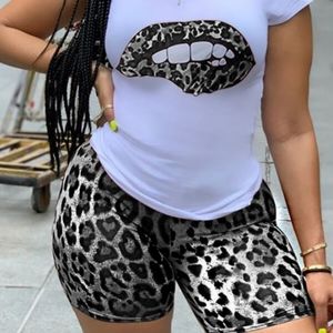 Women's Cheetah Print Short Set